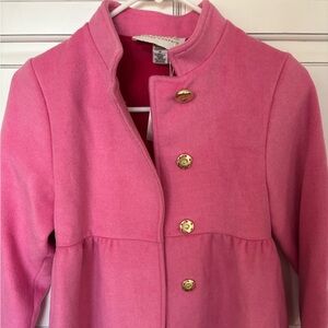 NWT Beaufort Bonnet Company big girls pink Penelope Peacoat size 10